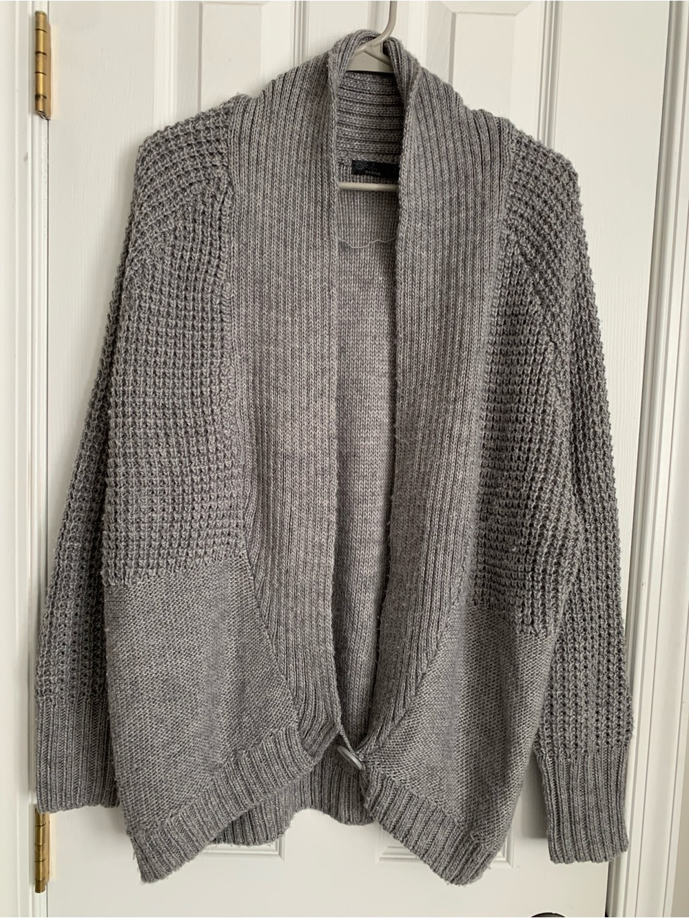 PRANA Women’s Gray Long Sleeve Single Button Cardigan Sweater - Picture 2 of 7